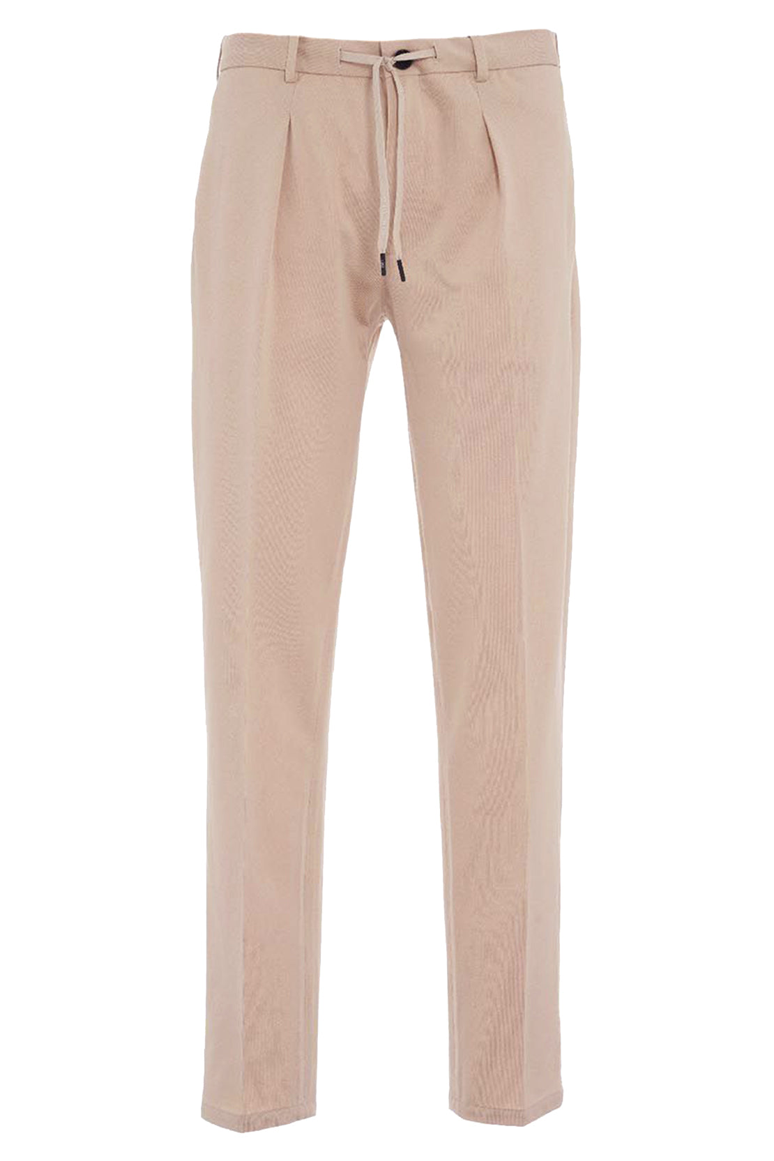 CIRCOLO 1901 - CN3820 Drawstring Stretch Cotton Piquet Trousers in Lotus