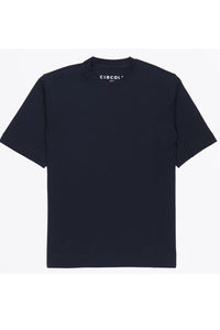 CIRCOLO 1901 - Navy Blue Pique Cotton T-Shirt CN4286