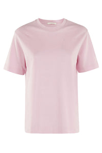 CIRCOLO 1901 - Fard Pink Jersey Cotton T-Shirt CN4300
