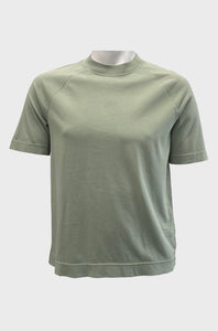 CIRCOLO - CN4728 Jersey Cotton T-Shirt in Light Salvia Green