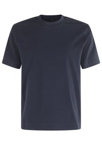 CIRCOLO 1901 - CN4952 Cashmere Touch Short Sleeved T-Shirt In Dark Blu Notte