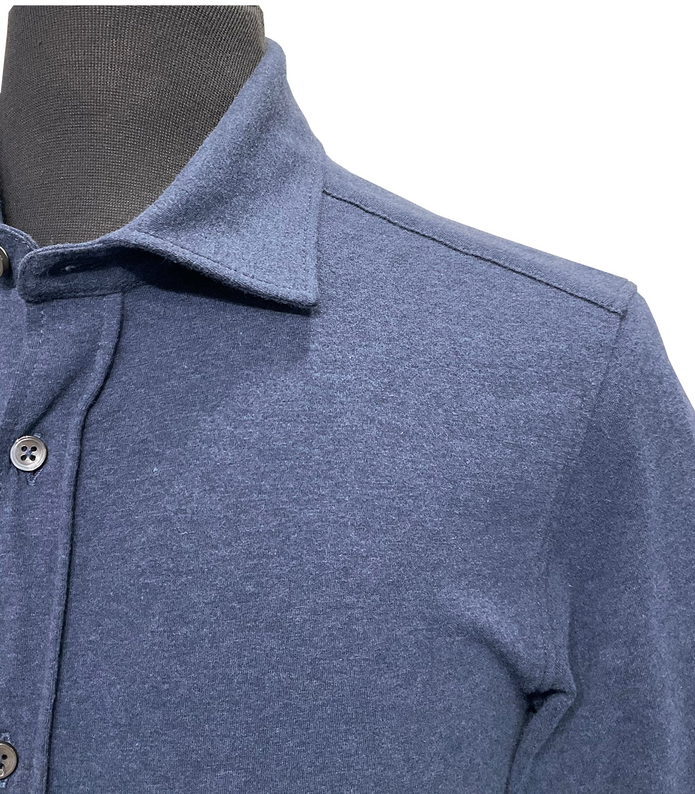 CIRCOLO 1901 - CN4955 Jersey Cotton Shirt in Dark Blue