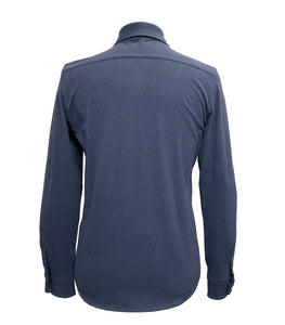 CIRCOLO 1901 - CN4955 Jersey Cotton Shirt in Dark Blue