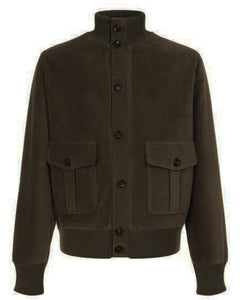 CIRCOLO 1901 - CN4966 CORDUROY VALSTAR Style Button Up Cardigan in Dark Brown