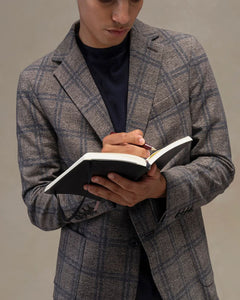 CIRCOLO 1901 - CN5038 Windowpane Jacket in Cioccolato