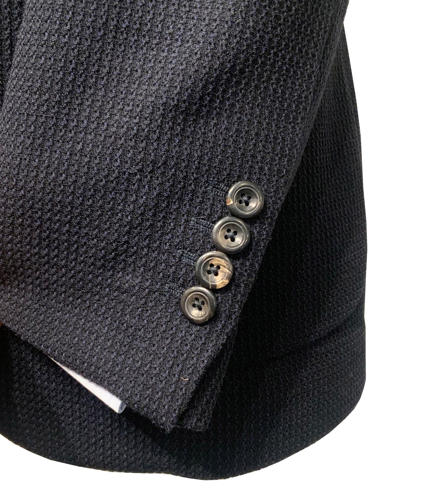 CIRCOLO 1901 - CN5054 Stretch Wool 2 Button Textured Jacket in Navy Blue