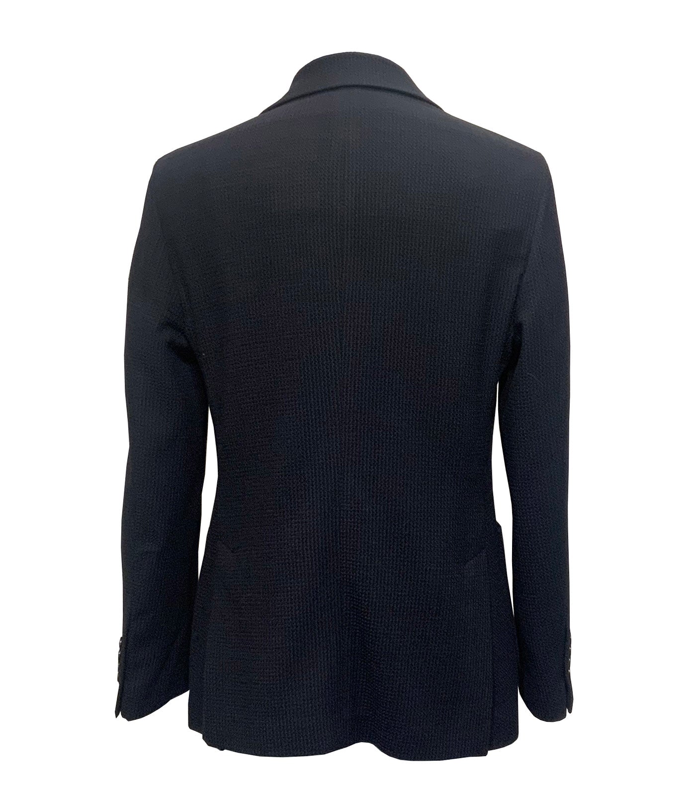 CIRCOLO 1901 - CN5054 Stretch Wool 2 Button Textured Jacket in Navy Blue