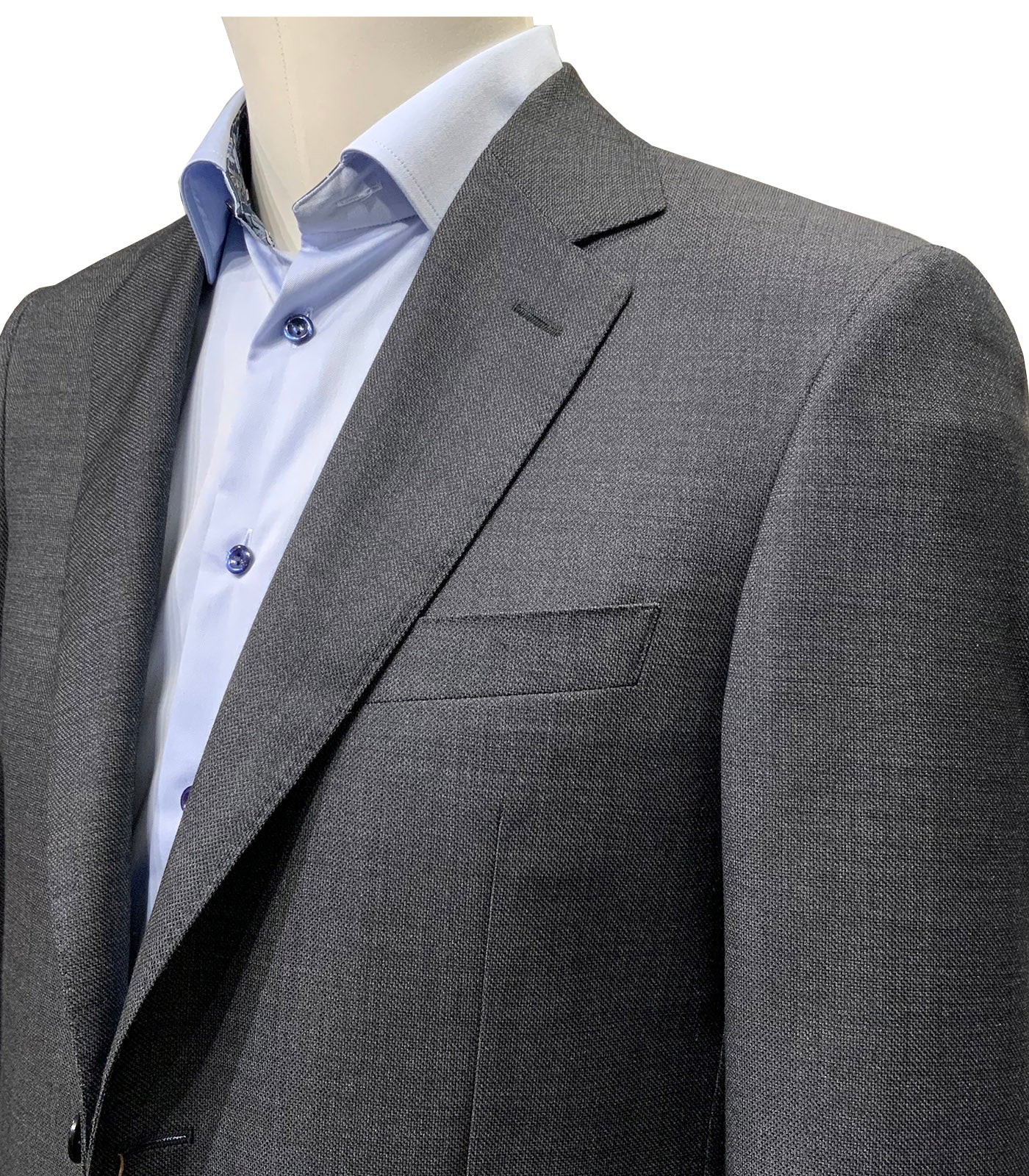 CANALI - Dark Grey Wool Suit 12280/19-AA05781-111