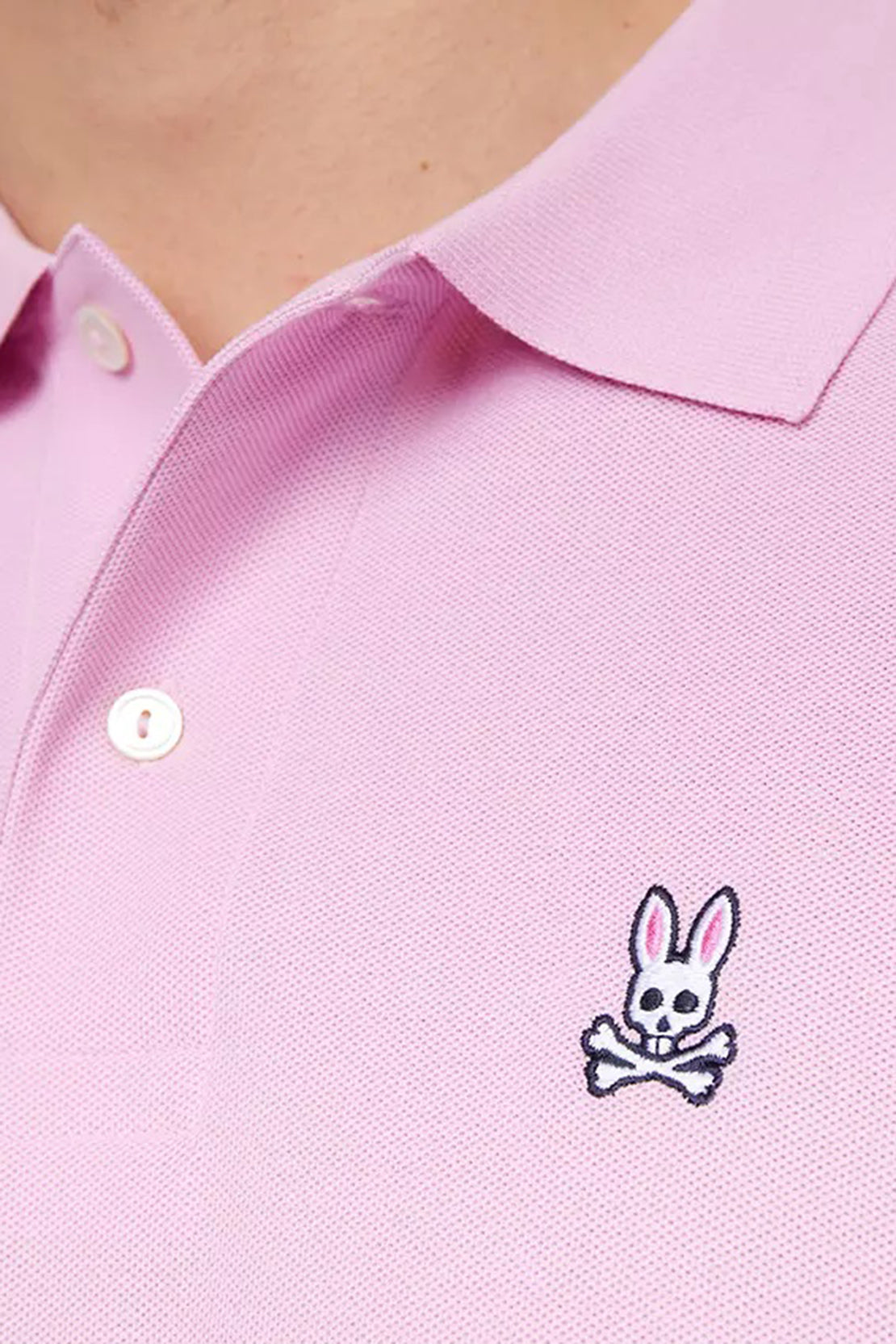 PSYCHO BUNNY - Classic Pique Polo Shirt In Pastel Lavender B6K001B200 PLV