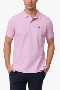 PSYCHO BUNNY - Classic Pique Polo Shirt In Pastel Lavender B6K001B200 PLV