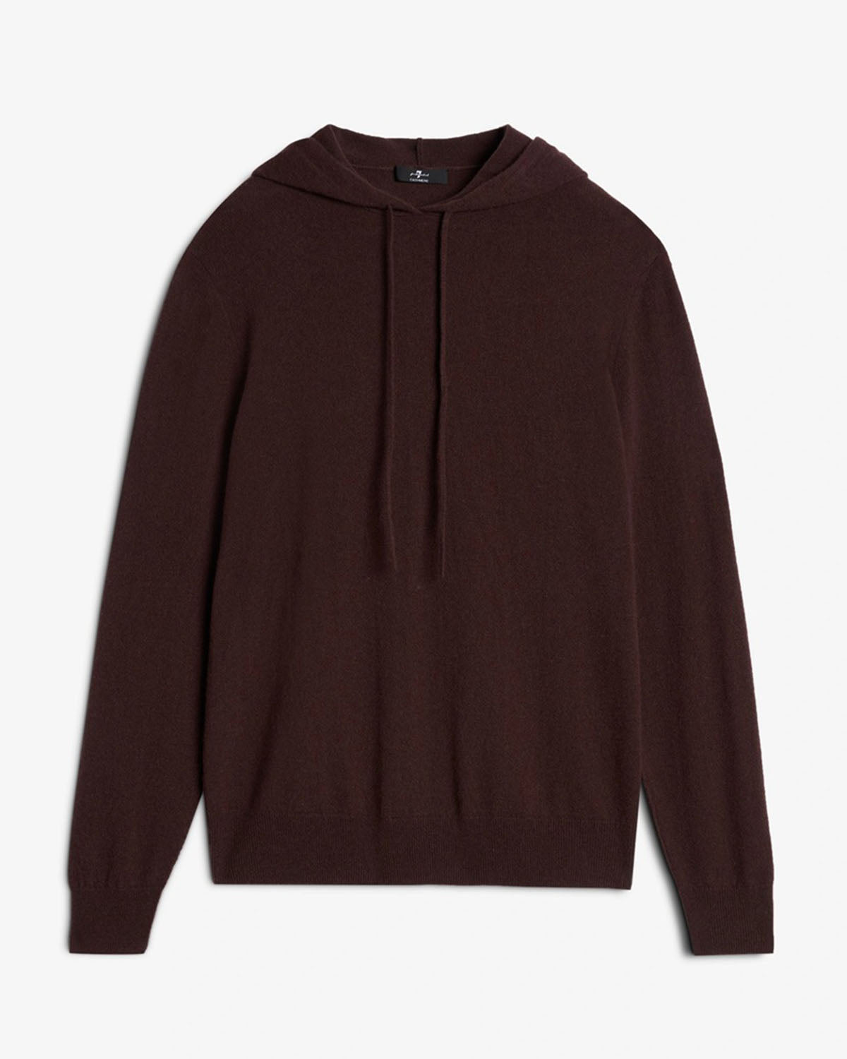 7 FOR ALL MANKIND - COFFEE BROWN Cashmere Hoodie 7M0C0F16 - 1PP