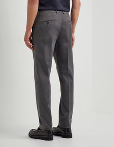 CANALI - Chinos In Super Soft Cotton-Dyed Microtwill In Grey D91697-PT01482-115