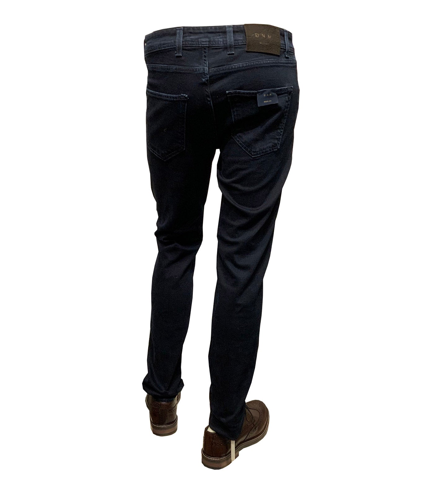 BRIGLIA 1949 - STEVE Dark Clean Denim Stretch Slim Jeans 400179-684-010