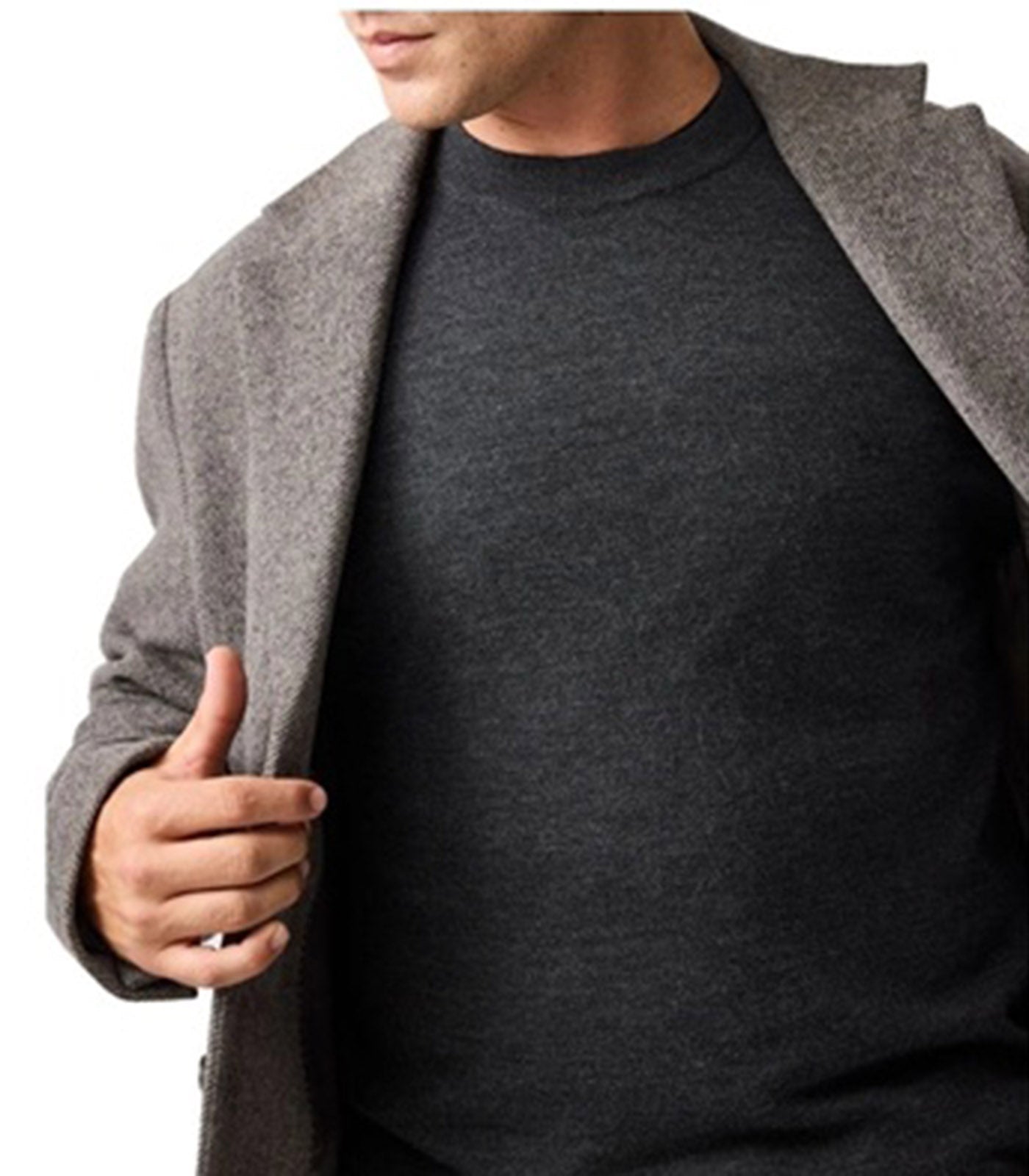 RODD AND GUNN - YORK BAY KNIT Crew neck Sweater in ASH EP1141