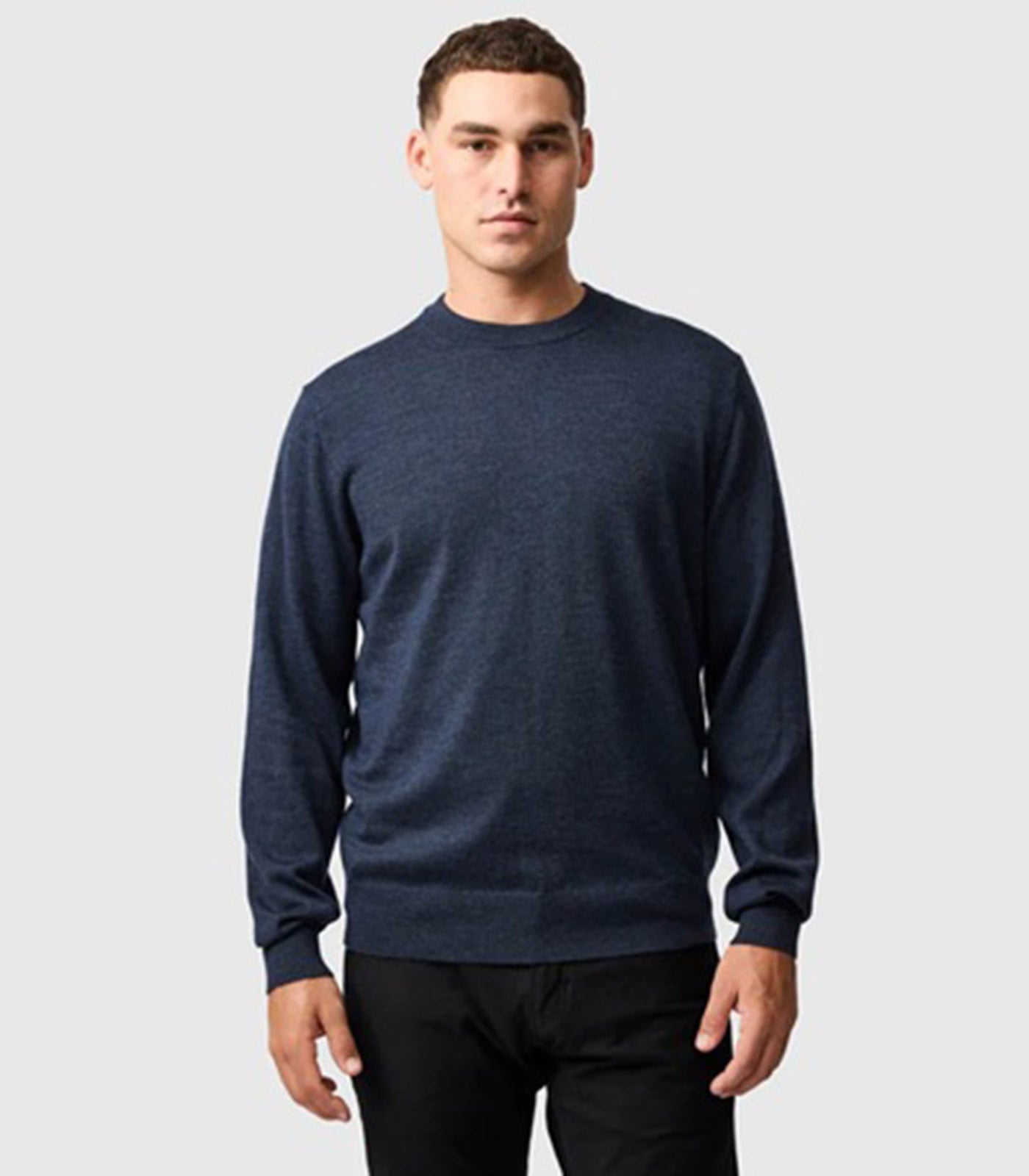 RODD AND GUNN - YORK BAY KNIT Crew neck Sweater in MIDNIGHT EP1141