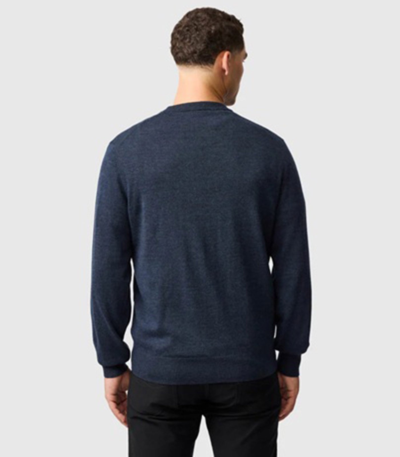 RODD AND GUNN - YORK BAY KNIT Crew neck Sweater in MIDNIGHT EP1141