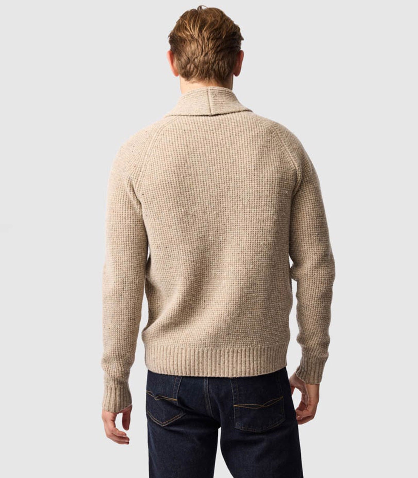 RODD AND GUNN - WILLIAMSON Knitted Cardigan in NATURAL EP1160