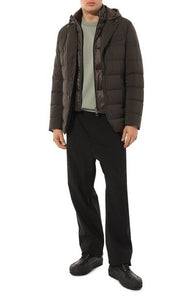 MONTECORE - Down Filled Lightweight Padded Coat in Olive F05MUC504C