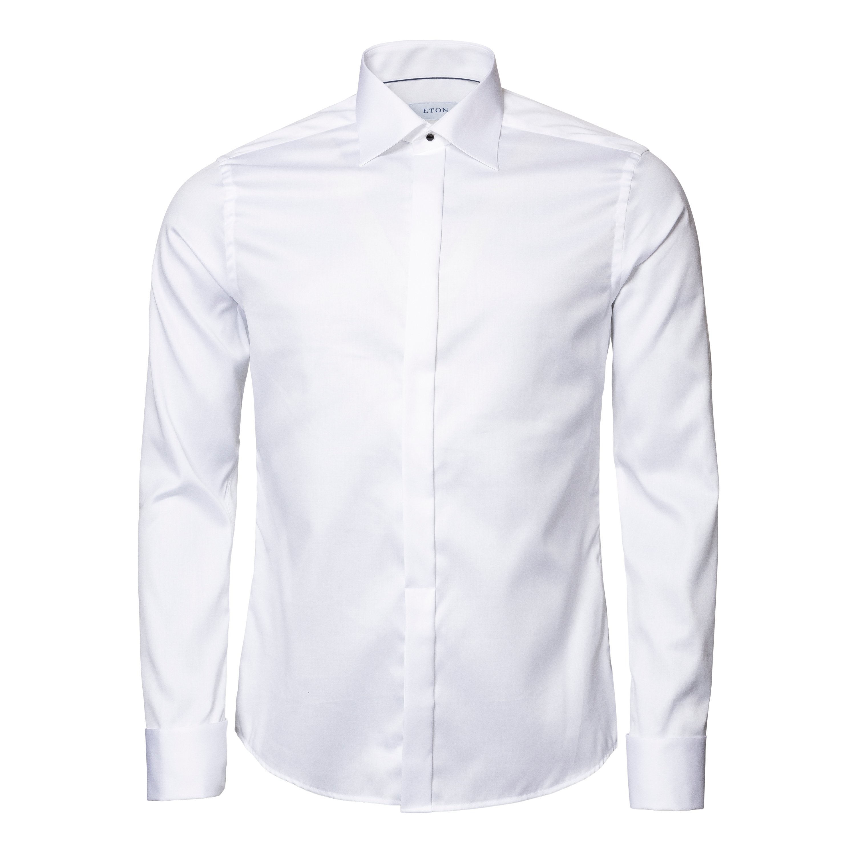 ETON - White CONTEMPORARY FIT Signature Twill Tuxedo Shirt 30007031800