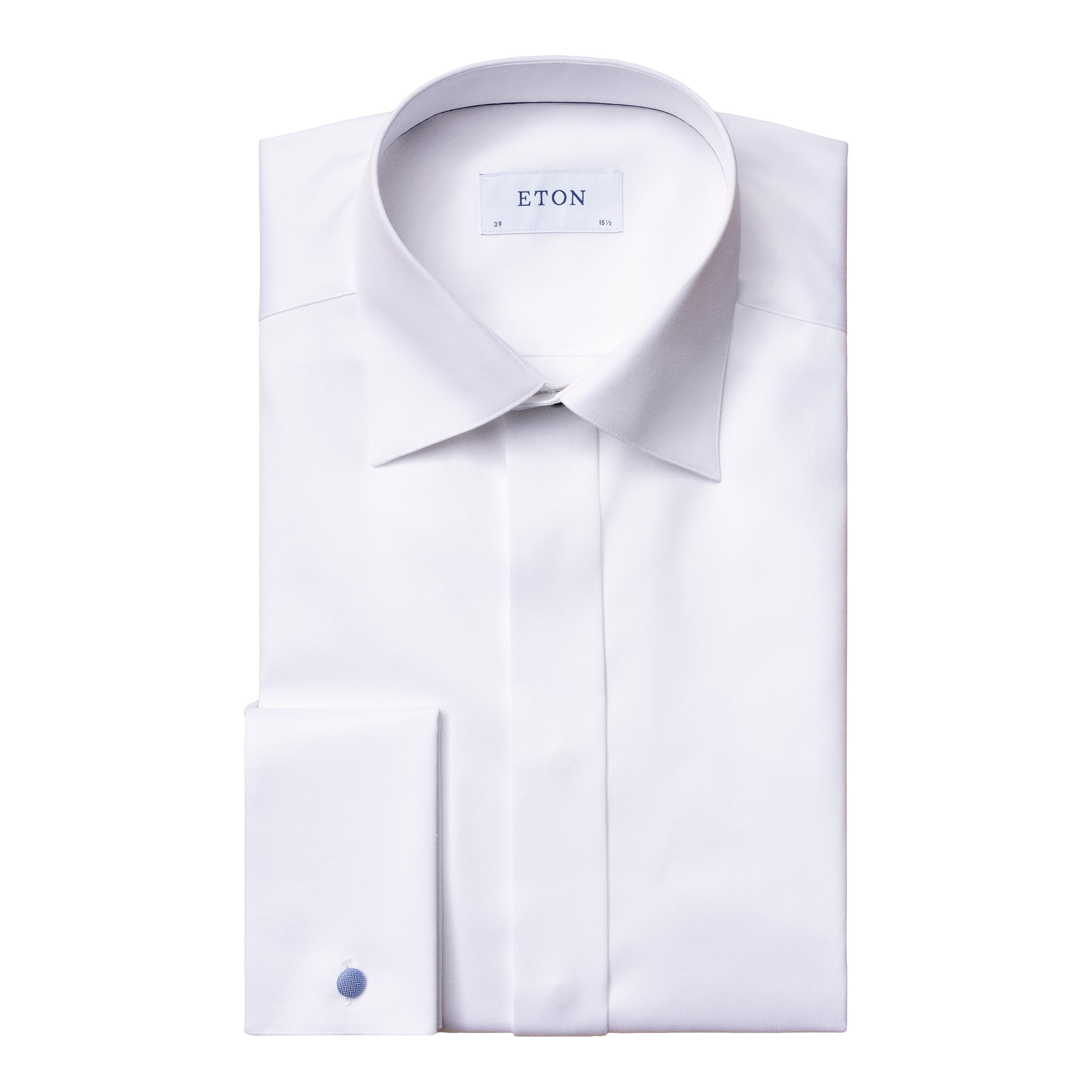 ETON - White CONTEMPORARY FIT Signature Twill Tuxedo Shirt 30007031800