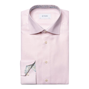 ETON - Pink SLIM FIT Cotton & TENCEL™ Lyocell Shirt 10001110752