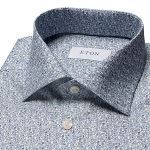 ETON - Floral Print CONTEMPORARY FIT Signature Twill Shirt 10001211121