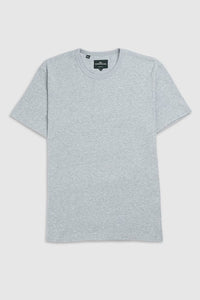 RODD & GUNN - FAIRFIELD Linen Blend T-Shirt in ASH PP0492