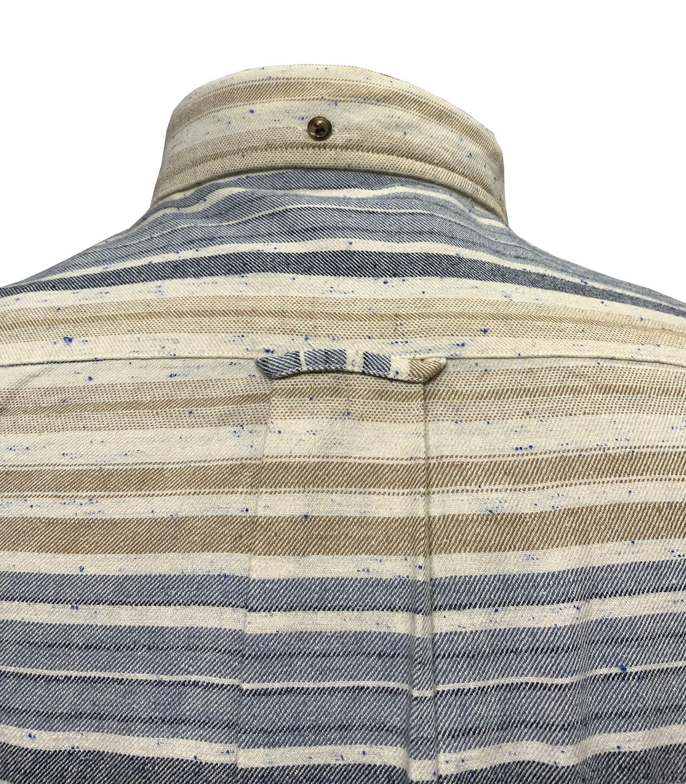 GANT - Regular Fit Nepps Flannel Stripe Shirt in Persian Blue 3250248 423