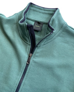 GEOX - Pine Green Full Zip Sweatshirt M3575MT2998F3256