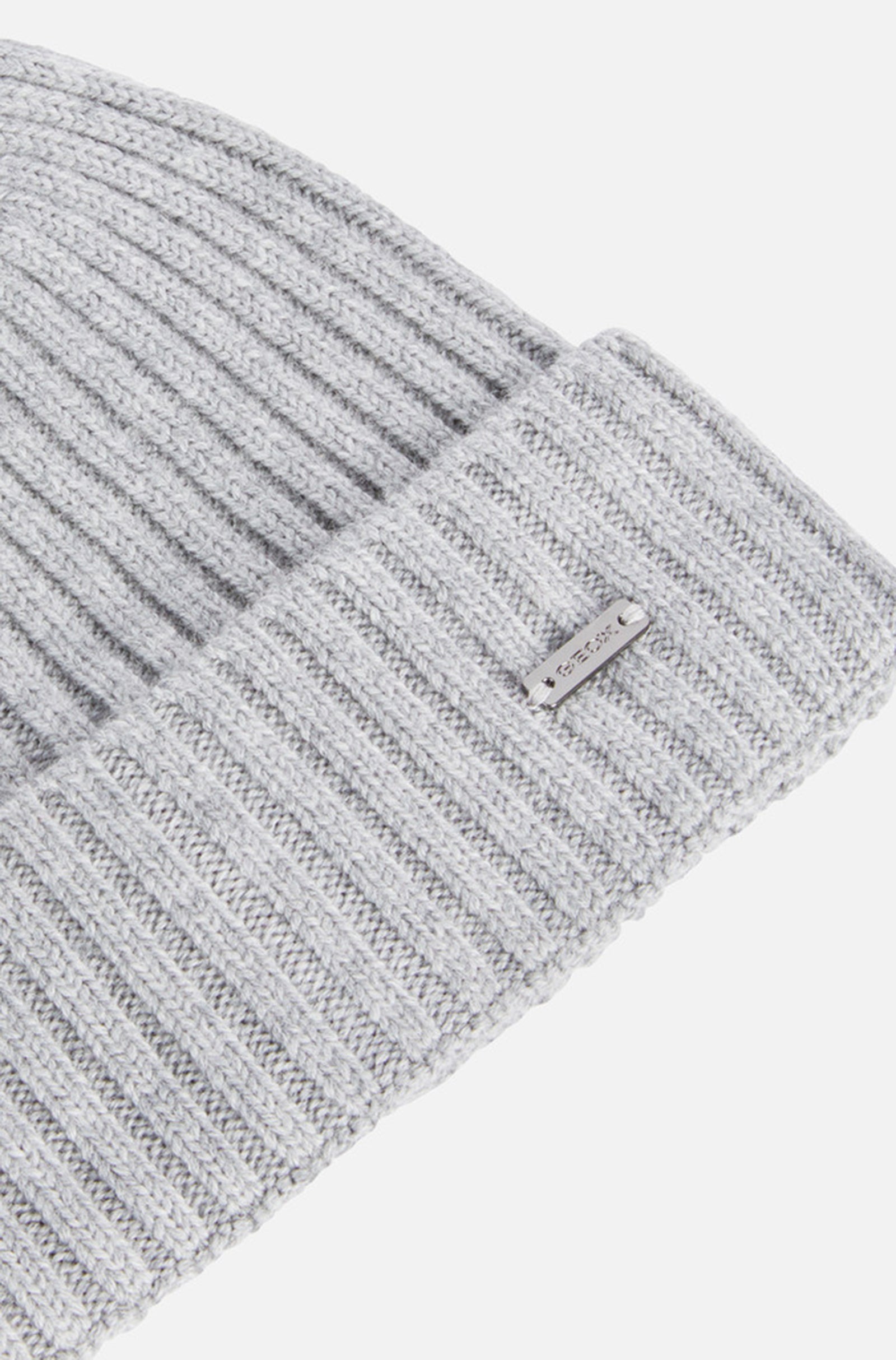 GEOX - YVAN Beanie in Mid Grey Melange
