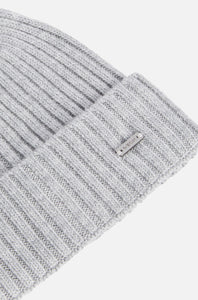 GEOX - YVAN Beanie in Mid Grey Melange