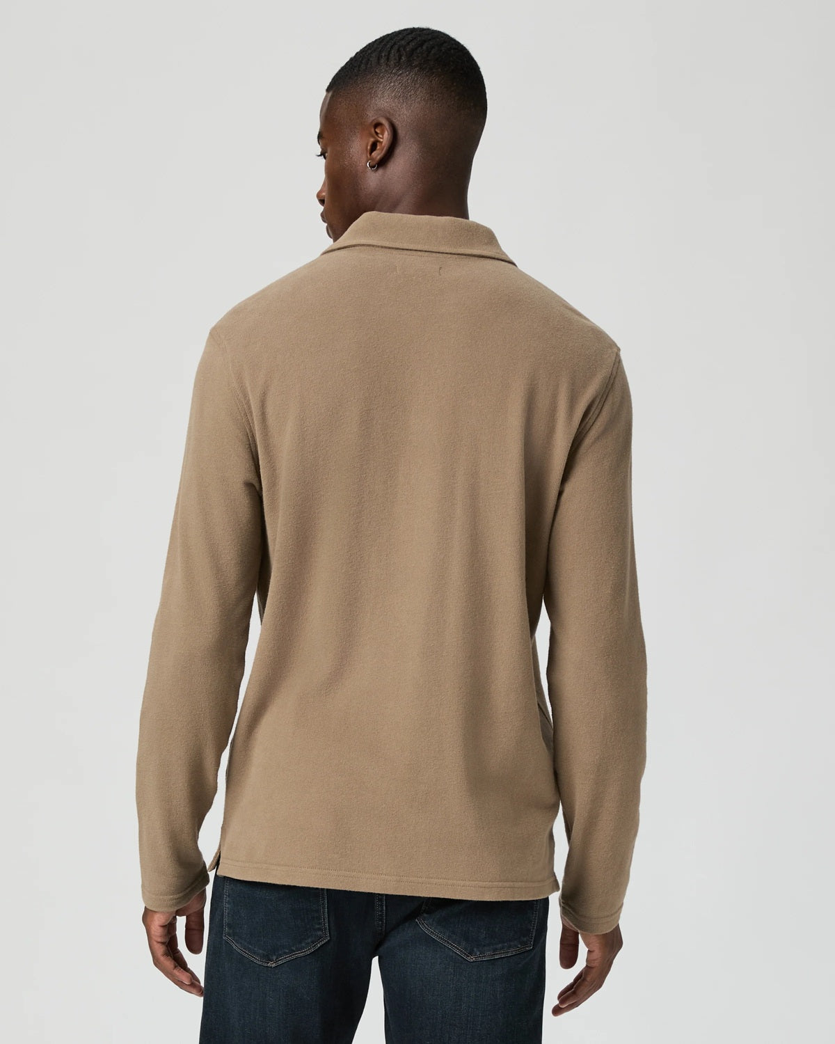 PAIGE - HAMMOND Long Sleeve Polo in HIGHLANDS M227N93-C514