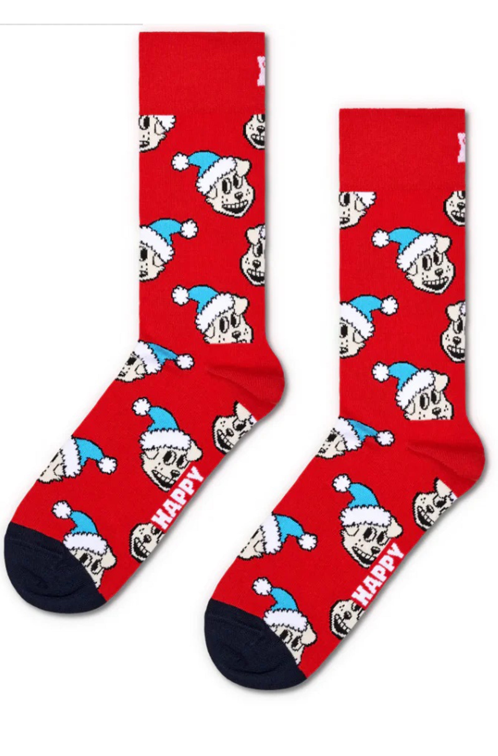 HAPPY SOCKS - Holiday Doggo Socks in Red P001679