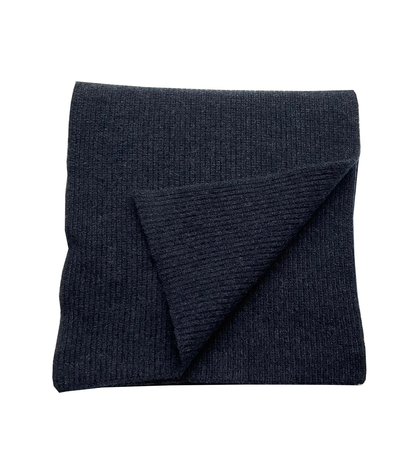 FILIPPO DE LAURENTIIS - Avio Blue Merino Wool and Cashmere Scarf