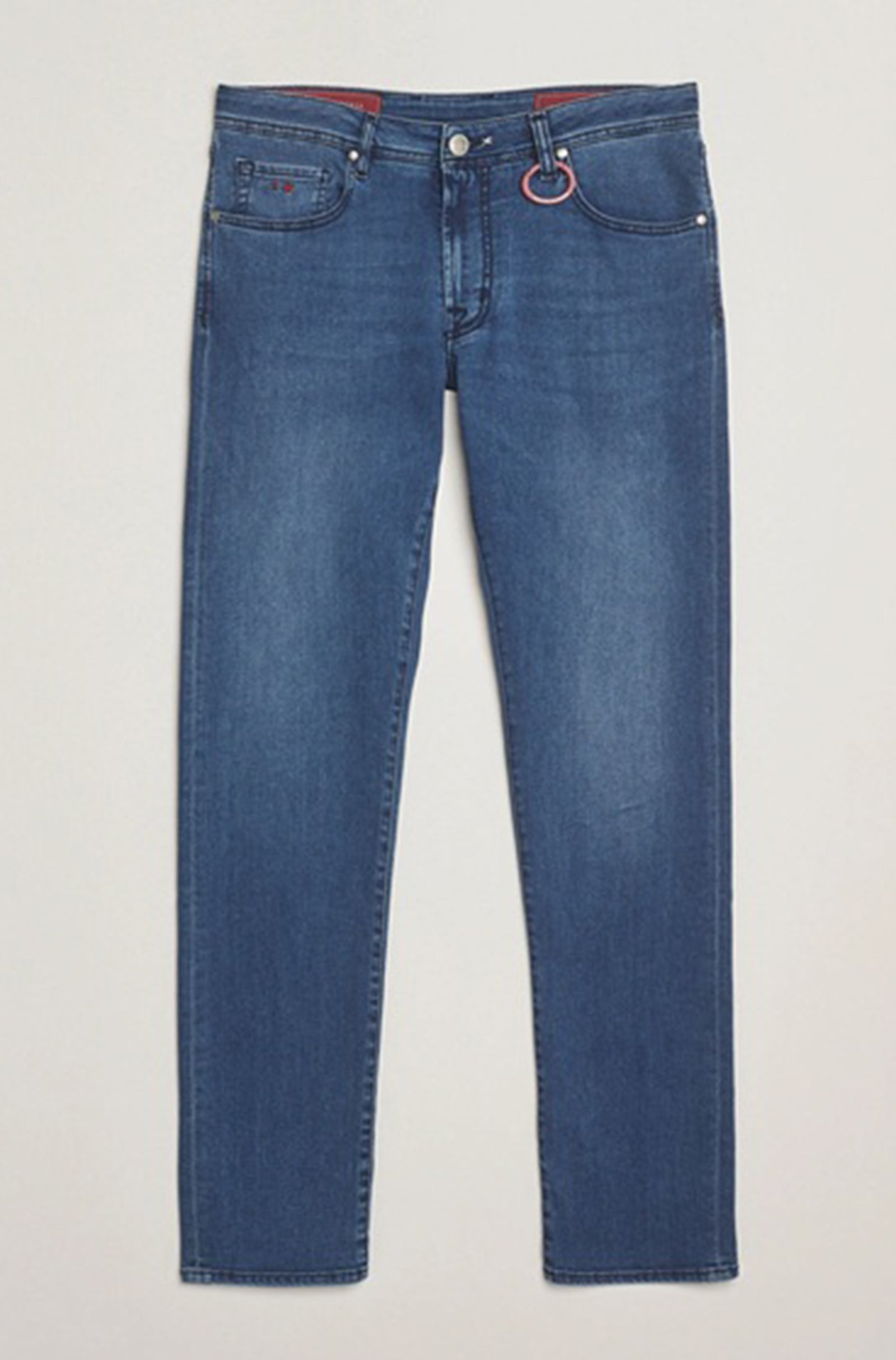 TRAMAROSSA - MICHELANGELO Stretch Jeans In Indigo Used Relax Blue Wash