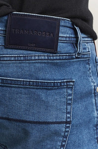 TRAMAROSSA - MICHELANGELO Stretch Jeans In Indigo Used Relax Blue Wash