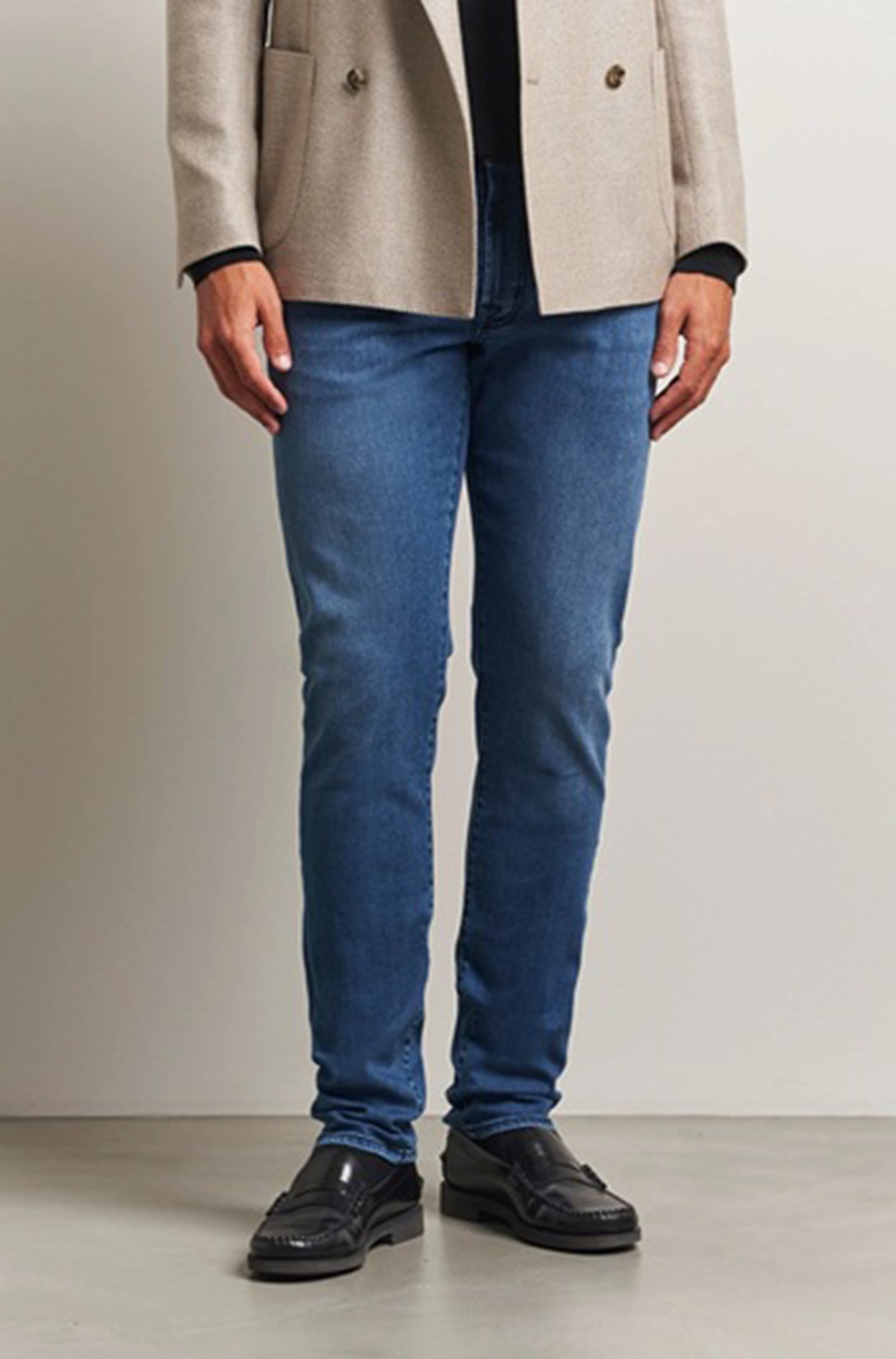 TRAMAROSSA - MICHELANGELO Stretch Jeans In Indigo Used Relax Blue Wash