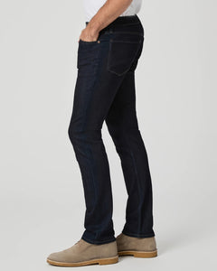 PAIGE - Transcend FEDERAL Slim Straight Jean in Dark IRVINGTON Wash M655697-C699