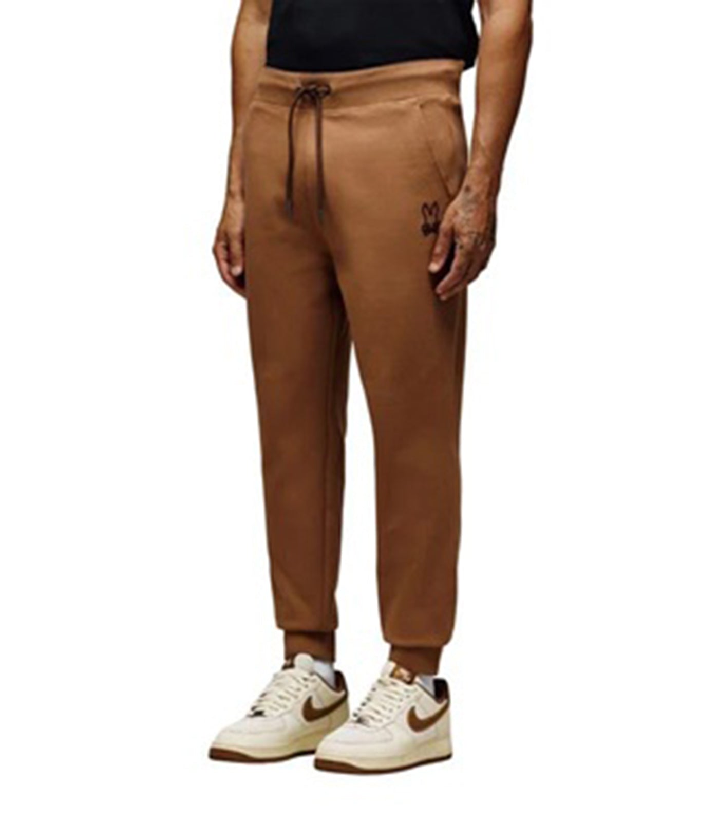 PSYCHO BUNNY - JAMES 3.0 Jogging Bottoms In TOASTED COCONUT