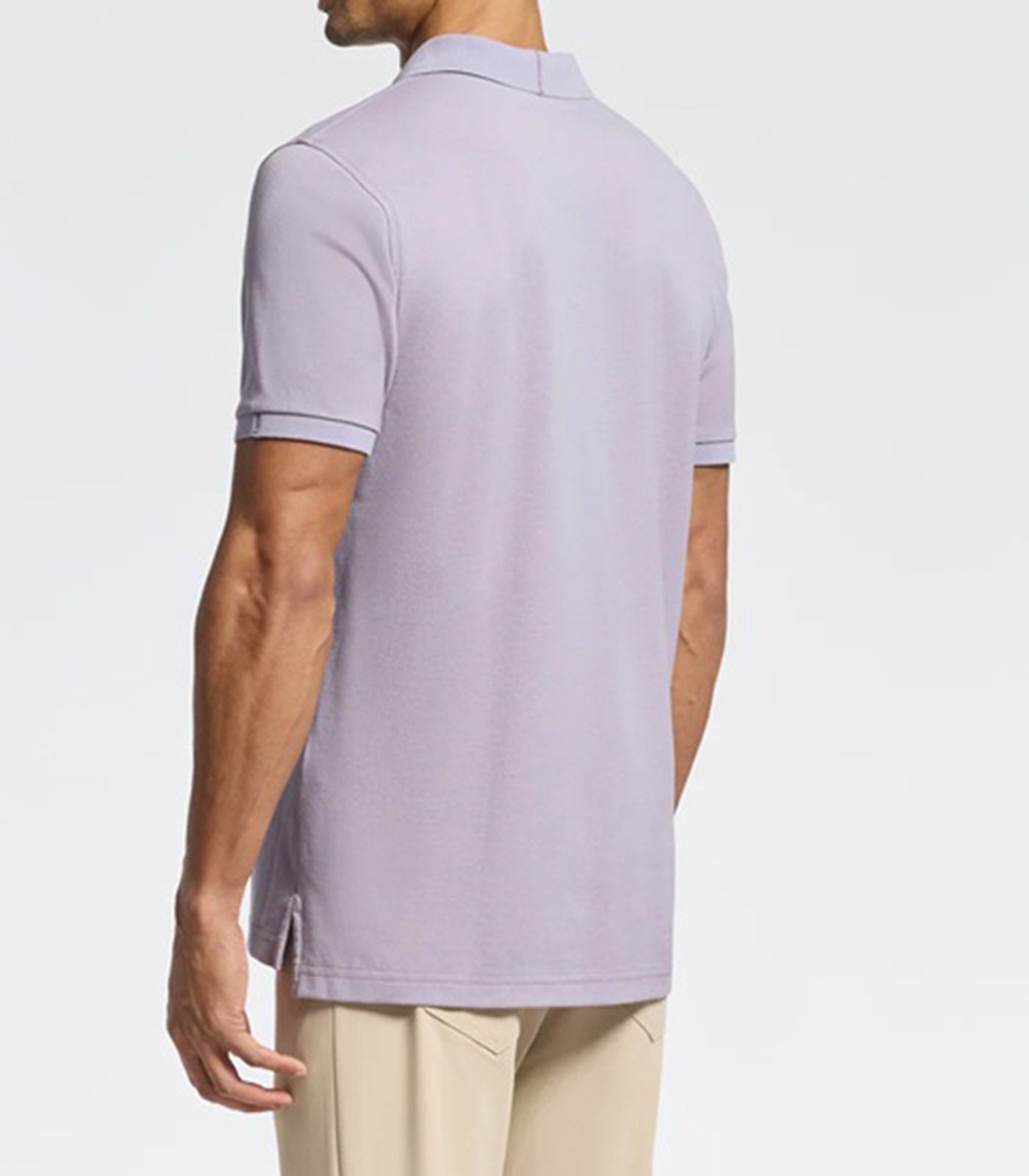 PSYCHO BUNNY - JAMES Premium Pique Polo Shirt in MAUVE SHADOWS