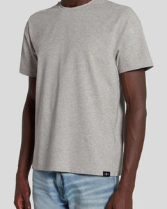 7 FOR ALL MANKIND - Grey Melange Luxe Performance T-shirt JSIM2370GM