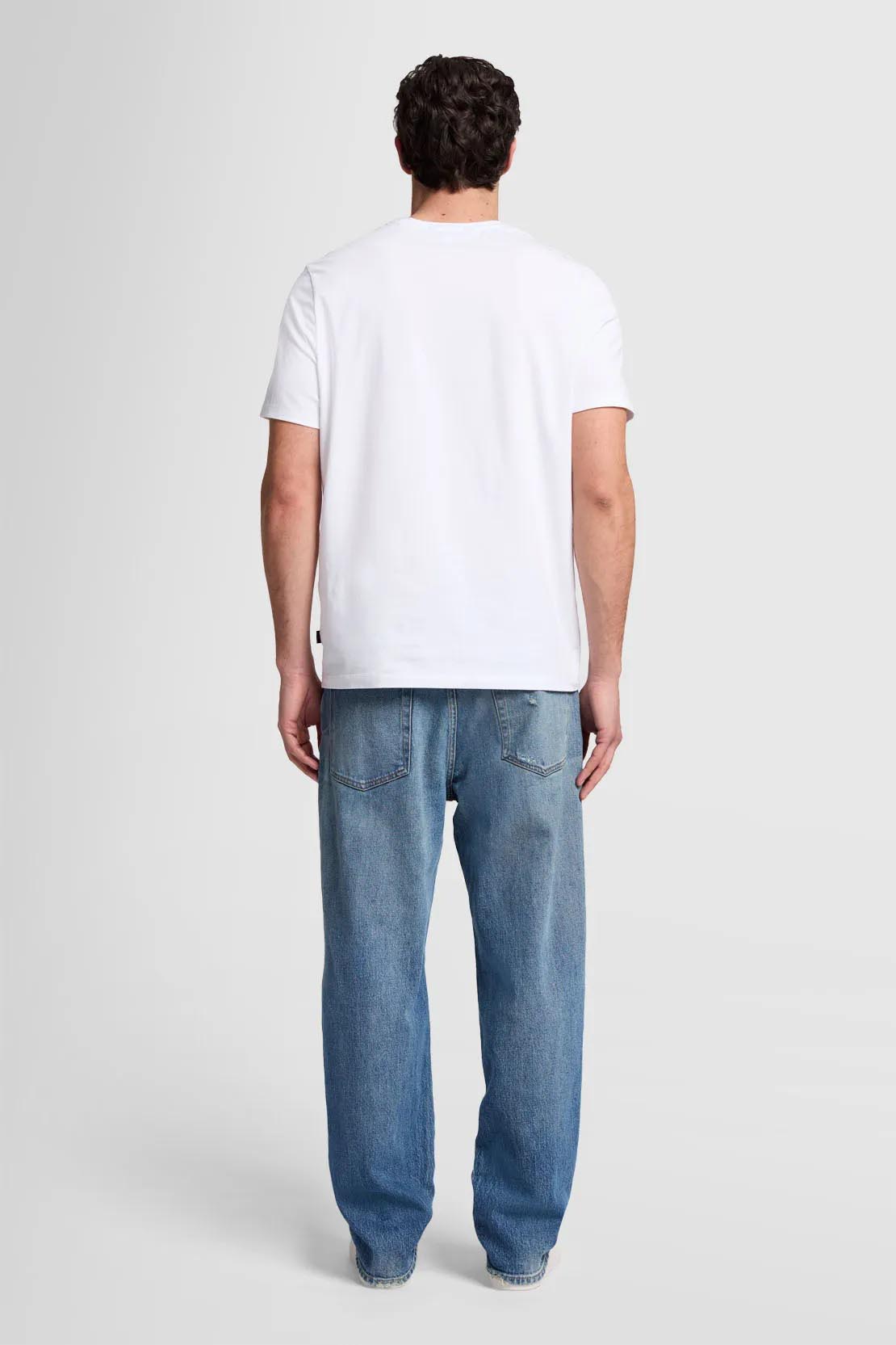 7 FOR ALL MANKIND - LUXE PERFORMANCE T-Shirt in White JSIM237LWT