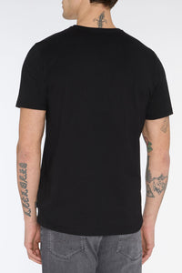 7 FOR ALL MANKIND - Black Photographic T-Shirt With Graduation Print JSLM332PGR
