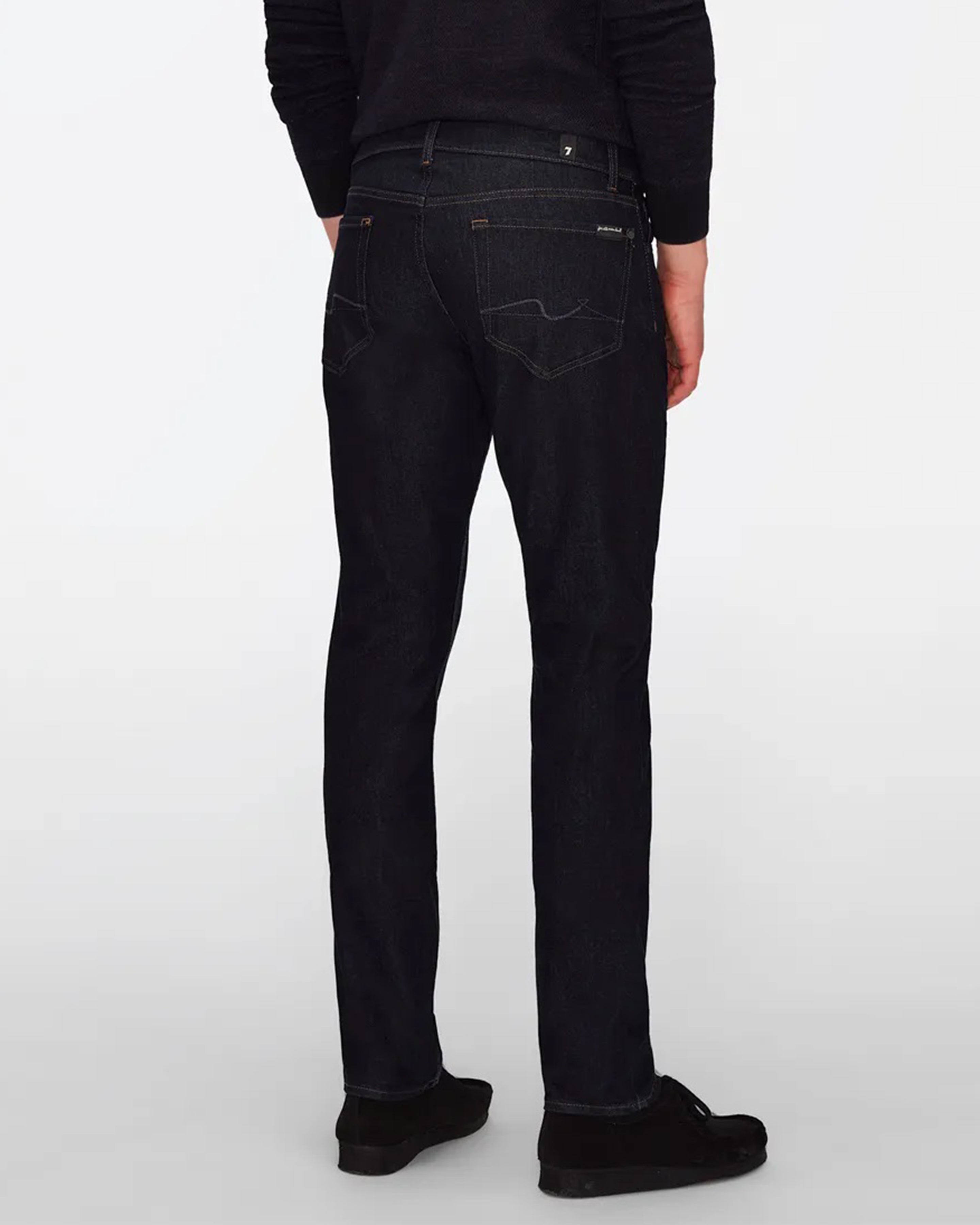 7 FOR ALL MANKIND - SLIMMY Luxe Performance Eco Super Rinse Dark Blue Jeans JSMSB800RB