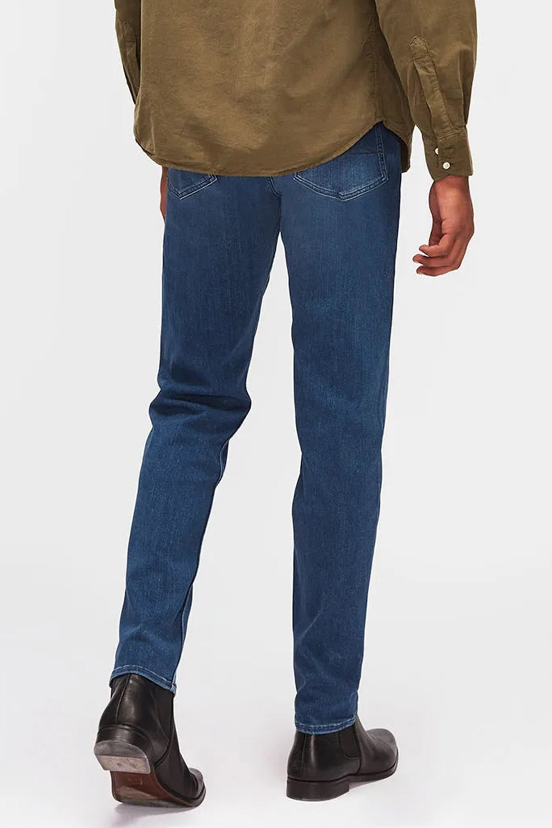 7 FOR ALL MANKIND - SLIMMY TAPERED Luxe Performance Plus Mid Blue Jeans KSMXA230BD