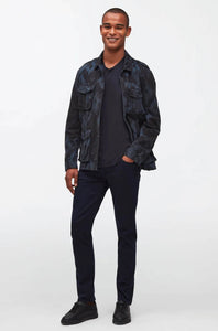 7 FOR ALL MANKIND - SLIMMY TAPERED Luxe Performance Plus Colour in Navy Blue JSMXV600NV