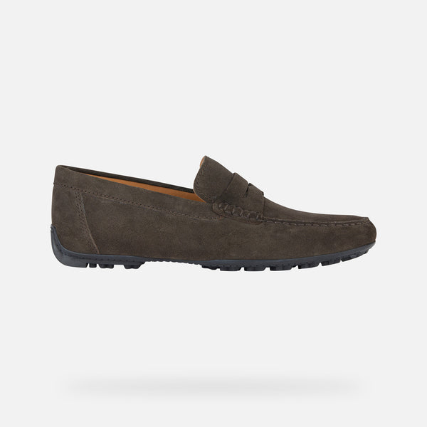 GEOX - KOSMOPOLIS + GRIP Loafers in Dark Brown – Harveys Menswear