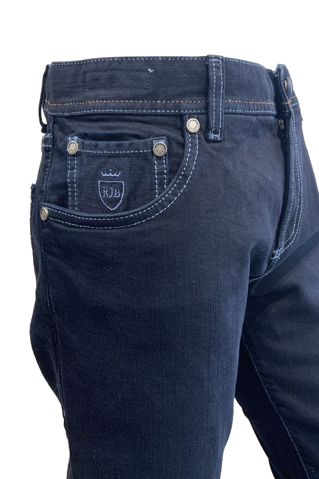 RICHARD J BROWN - TOKYO Model Slim Fit Stretch Cotton ICON Dark Denim Jeans T223.W904