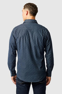RODD & GUNN - HARRINGTON Sports Fit Shirt in BLUEBERRY LP6576