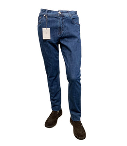RICHARD J BROWN - T275.W420 MILANO Model Cotton Stretch Jeans In Light Blue
